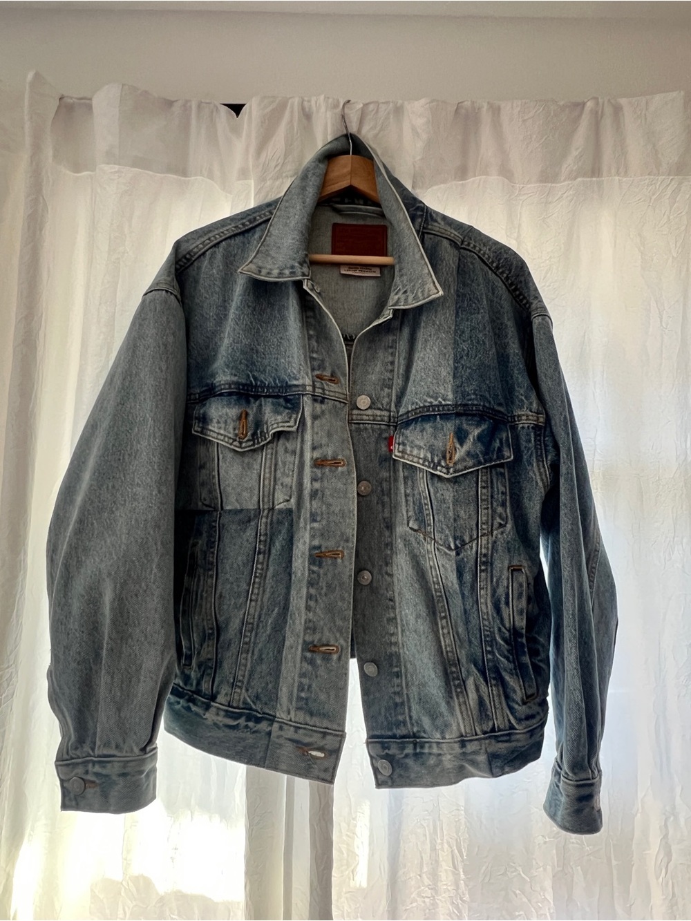 Oversized Patchwork Denim Jacket - Levi’s - Picture 3 of 8